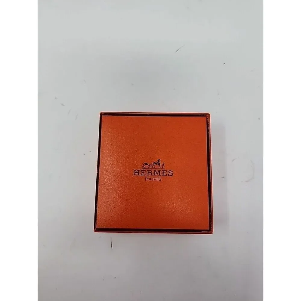 Authentic Hermes‎ Small Velvet Empty Gift Box 3.5 x 3.5 x 1